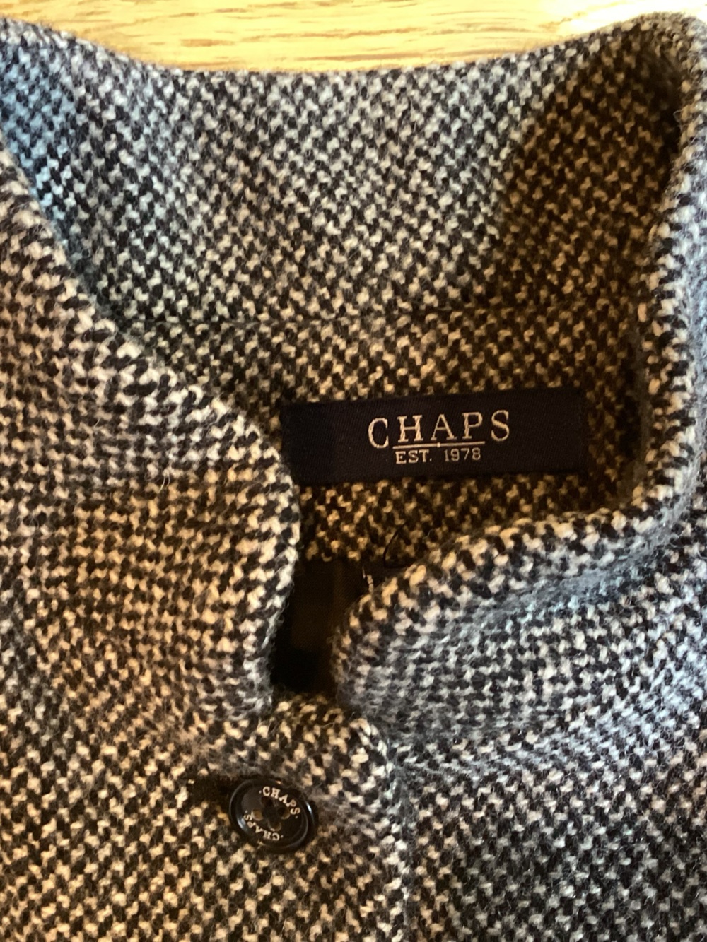 Chaps wool herringbone, blazer - Picture 5 of 7